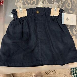 Bella bliss Navy Blue Corduroy Skirt - sz 5 - NWT